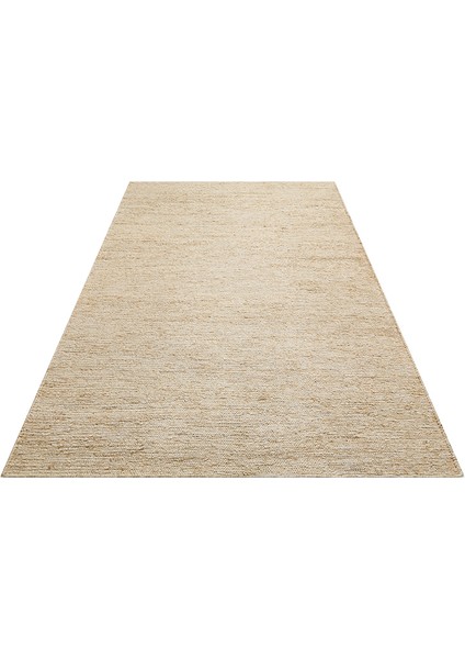 Giger Beıge, Jüt Kullanılarak El Örgüsü ile Üretilen Hasır Dokulu Jüt Halı