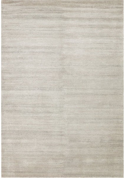 Orlando Silver El Dokuma Teknikleriyle Özenle Üretilmiş, Doğal Viskon, Yün Karışımlı Salon halısı