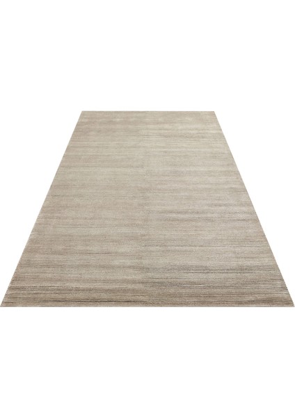 Orlando Silver El Dokuma Teknikleriyle Özenle Üretilmiş, Doğal Viskon, Yün Karışımlı Salon halısı