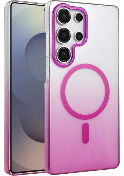 Ieg Samsung Galaxy S24 Ultra Glossy Magsafe Kapak - Mor