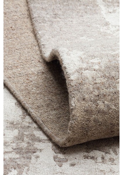 Grace Grey, Kendinden Desenli Yün, Viskon ve Pamuk Karışımlı Desenli Zarif Salon Halısı modelleri