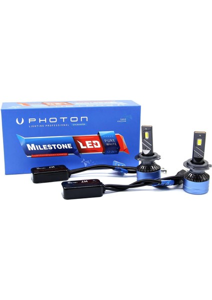 Milestone H7 Saga Edition LED Xenon Far Ampul Takım 12-24V