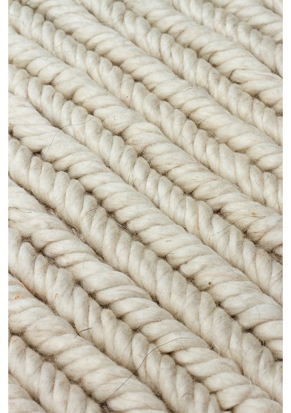 Wolly Ivory, %100 Yün Kullanılarak El Işçiliğiyle Örülmüş, Yumuşak Dokulu Bohem Halı fırsatları
