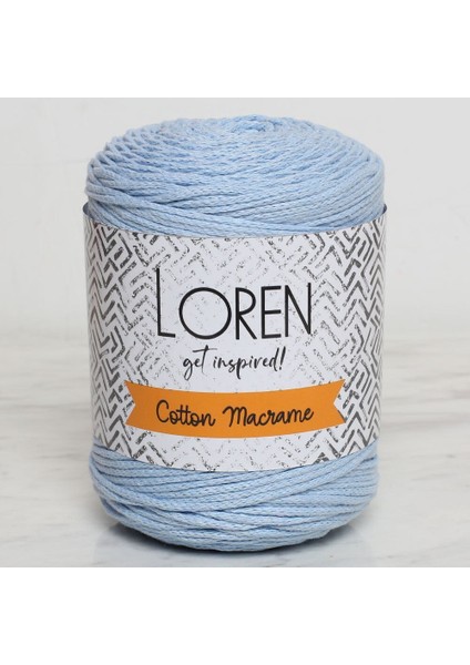 Loren Cotton Macrame Bebe Mavi - R051 - 34375