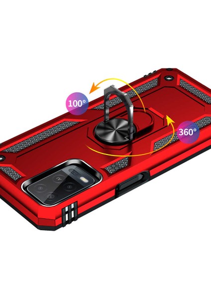 Oppo A54 4g Kılıf Brvh Vega Kapak-Kırmızı indirimleri