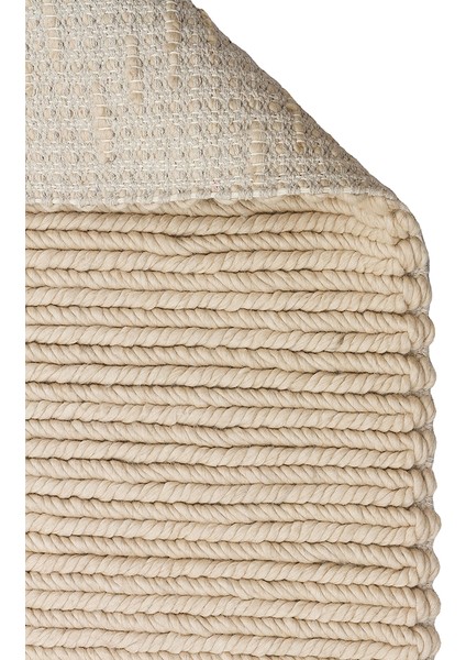 Wolly Beıge, %100 Yün Kullanılarak El Işçiliğiyle Örülmüş, Yumuşak Dokulu Bohem Halı fiyatları