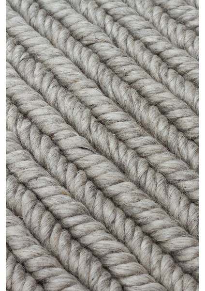 Wolly Sılver, %100 Yün Kullanılarak El Işçiliğiyle Örülmüş, Yumuşak Dokulu Bohem Halı fırsatları