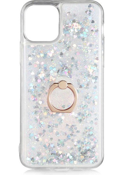 iPhone 11 Pro Max Uyumlu Brvh Milce Kapak-Gümüş