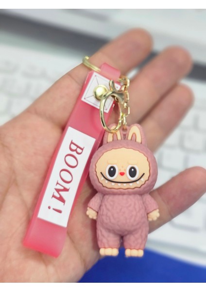 Labubu Anahtarlık Çanta Süsü Sevimli Kaliteli Silikon Anahtarlık Peluş Oyuncak Hediyelik