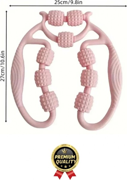 Yeni Nesil Kas Gevşetici Ayarlanabilir Roller Lenf Drenaj Rulosu 9 Tekerlekli Selülit Masaj Aleti indirimleri