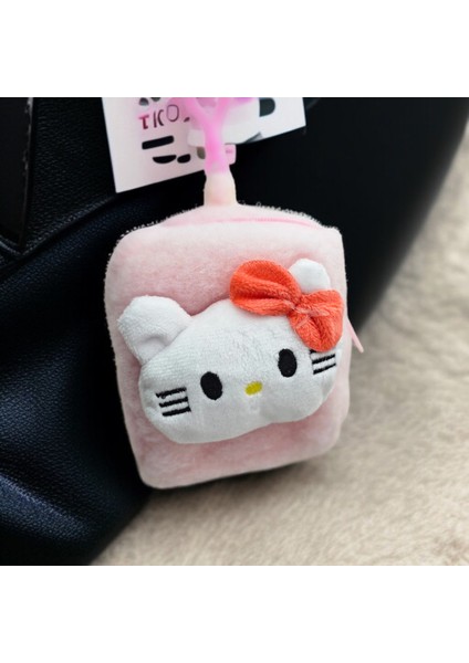 Sanrio Kawaii Mini Cüzdan Peluş Anahtarlık Sevimli Kaliteli Rengarenk Renk Seçenekli 1ADET