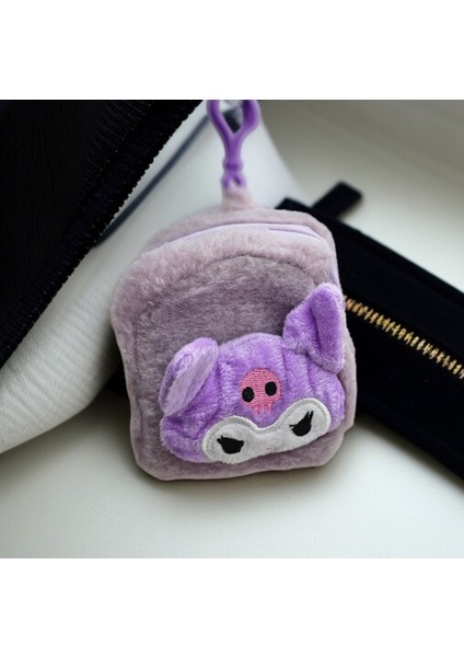 Sanrio Kawaii Mini Cüzdan Peluş Anahtarlık Sevimli Kaliteli Rengarenk Renk Seçenekli 1ADET