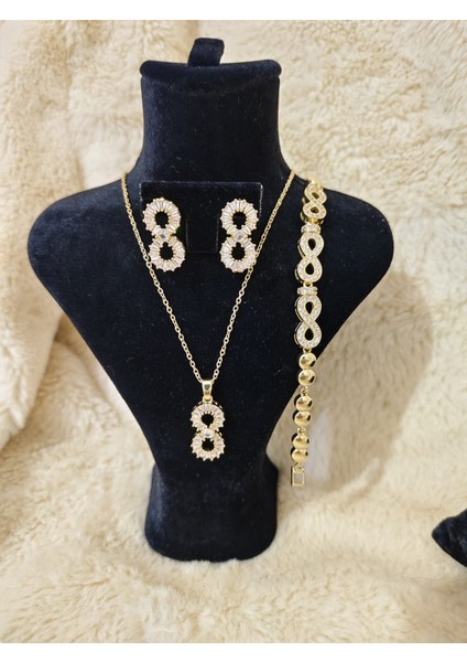 Çelik Kolye -Küpe - Bileklik Seti fırsatları