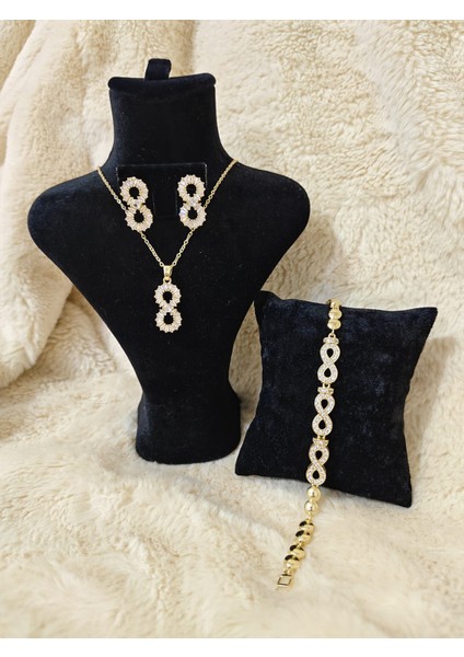 Çelik Kolye -Küpe - Bileklik Seti indirimleri