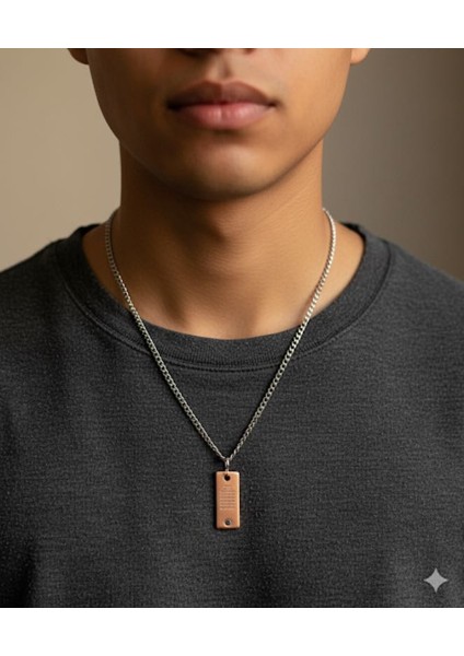 Mıknatıslı Bakır Uçlu Ayetel Kürsi Kolye Paslanmaz Çelik fiyatları