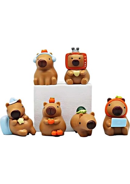 Kapibara Figür Koleksiyonu | Sevimli Kapibara Günlük Hayat 1 Adet Rastgele Model fiyatları