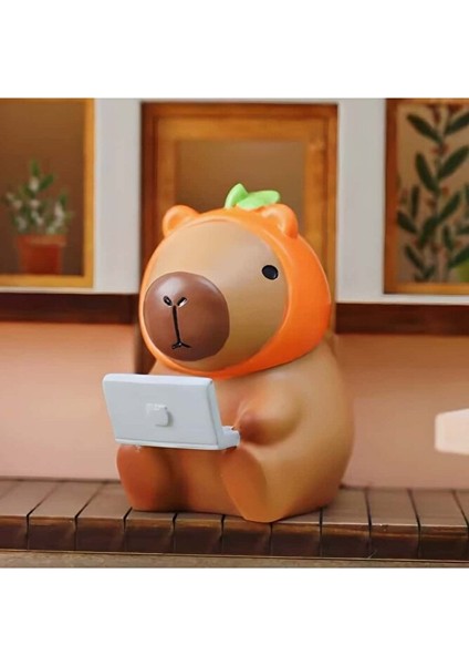 Kapibara Figür Koleksiyonu | Sevimli Kapibara Günlük Hayat 1 Adet Rastgele Model modelleri