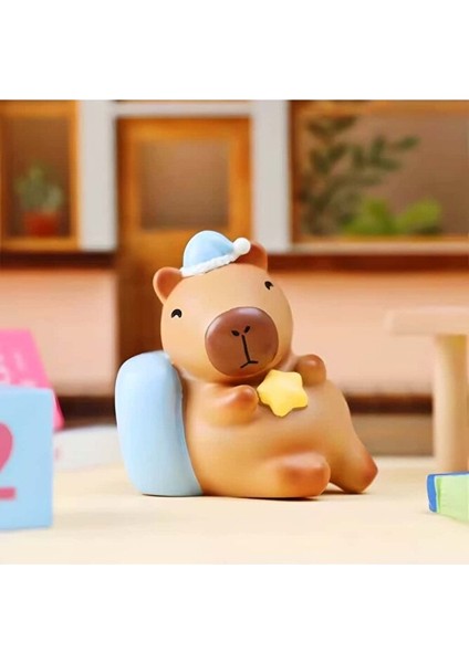 Kapibara Figür Koleksiyonu | Sevimli Kapibara Günlük Hayat 1 Adet Rastgele Model fırsatları
