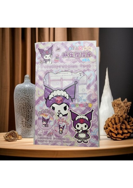 Sanrio Kuromi Diy Kendin Yap El Yapımı Anahtarlık Figür Oyuncak Peluş Hobi Eğlence