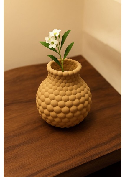 Kabarcıklı Beton Vazo