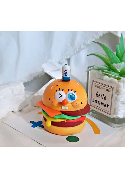 Sünger Bob Burger Figür – Patrick, Squidward, Sandy, Gary Karakterleri – Rastgele 1 Adet Figür indirimleri