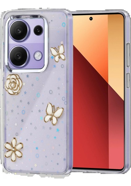 Ieg Xiaomi Redmi Note 13 Pro 4g Fiyonk Desenli Kapak - Desen 2