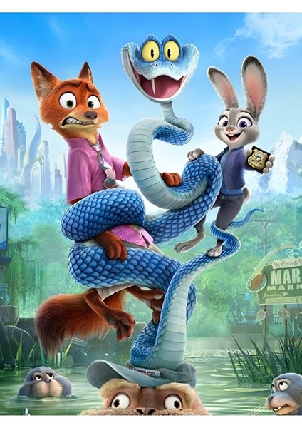 Zootropolis 2 Filmi 3'lü Figür Seti: Judy, Nick ve Mavi Yılan | Yeni Koleksiyon Özel Üretim fiyatları