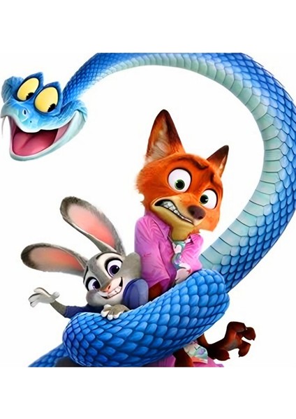 Zootropolis 2 Filmi 3'lü Figür Seti: Judy, Nick ve Mavi Yılan | Yeni Koleksiyon Özel Üretim indirimleri
