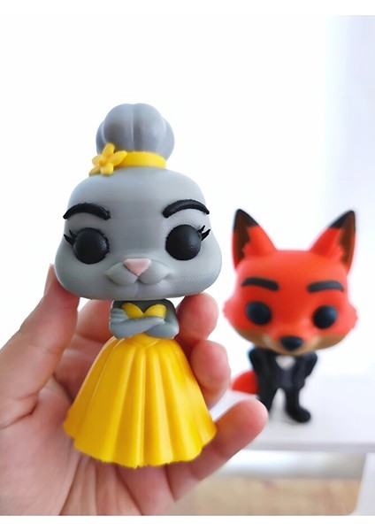 Zootopia 2 Judy Hopps Nick Wilde Özel Koleksiyon Figür Seti Zootropolis Karakter Figür Özel Üretim modelleri