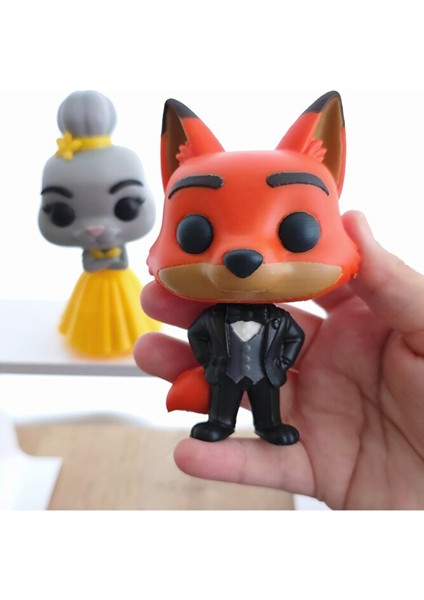 Zootopia 2 Judy Hopps Nick Wilde Özel Koleksiyon Figür Seti Zootropolis Karakter Figür Özel Üretim fırsatları