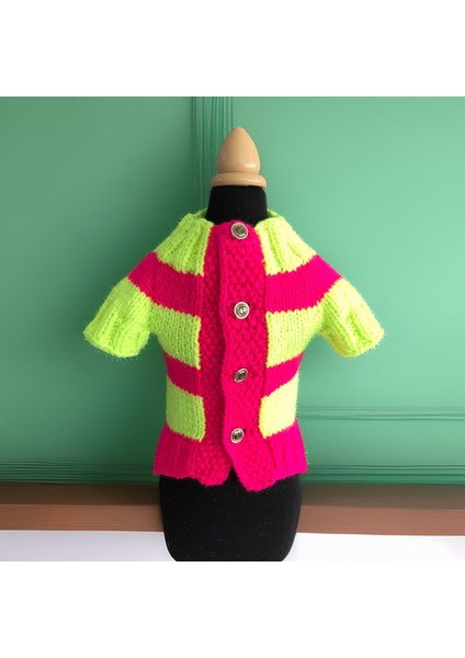 Kedi ve Köpek Için Neon Yeşil Pembe Hırka fırsatları