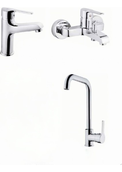 Sigma Batarya Seti (Banyo, Eviye ve Kısa Lavabo Bataryası)