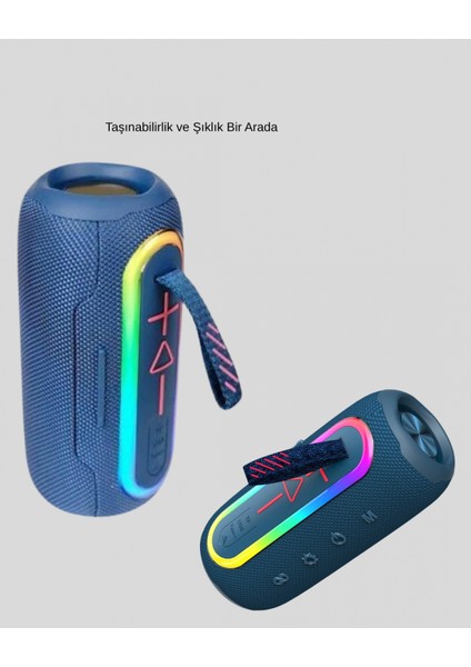 Ieg® Mini Mavi Bluetooth Hoparlör Şık Görünüm ve Taşınabilir Güçlü Ses indirimleri