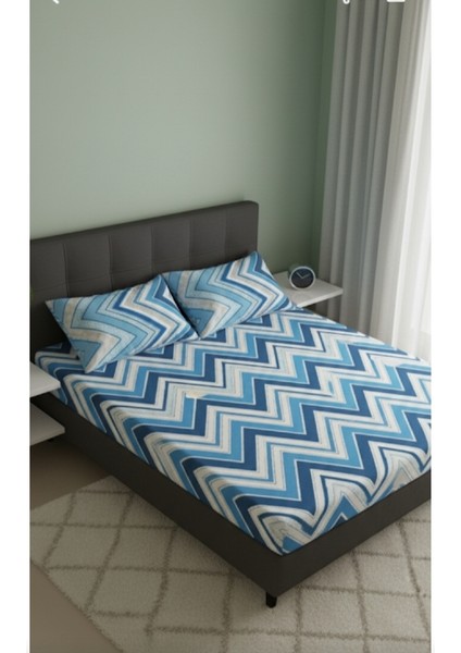 Battal Boy Lastikli Çift Kişilik Çarşaf Seti (+2 Yastık Kılıfı)