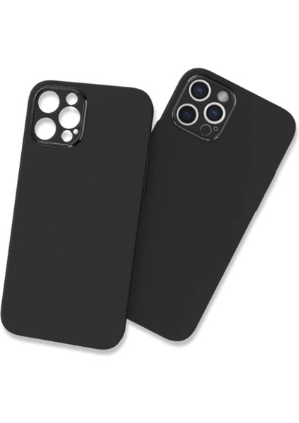 iPhone 12 Pro Kılıf ​​brvh Tiny Kapak-Siyah