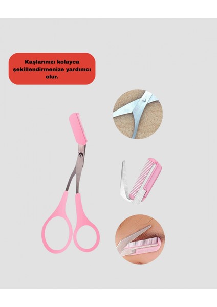 Ieg® Profesyonel Taraklı Kaş Makası – Evde ve Salon Kullanımına Uygun fırsatları