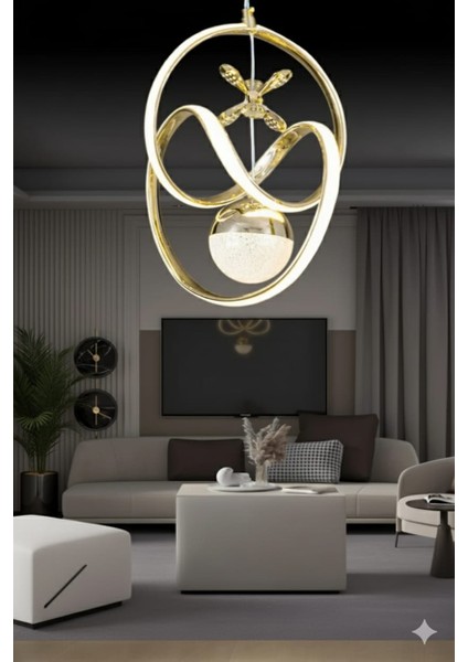 Siena 3 Renk Ledli Modern Özel Tasarım Sarkıt Ledli Avize fiyatları