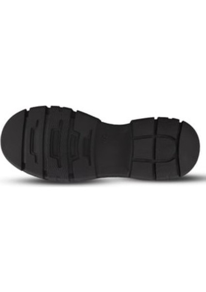 Mp 242-1884, Siyah Kadın Fermuarlı Bağcıklı Spor Bot