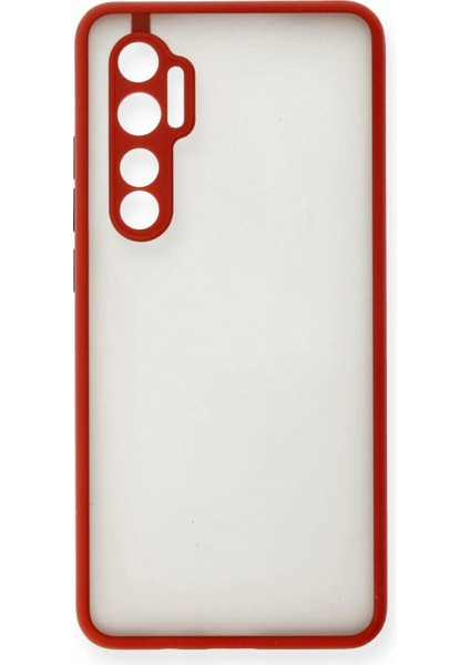 Ieg Xiaomi Mi Note 10 Lite Kılıf Montreal Silikon Kapak - Kırmızı
