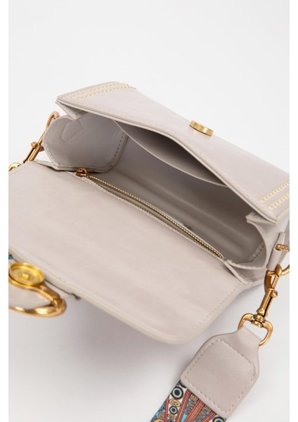 Premium Benek Detay Gri Omuz Çantası - 930429 modelleri