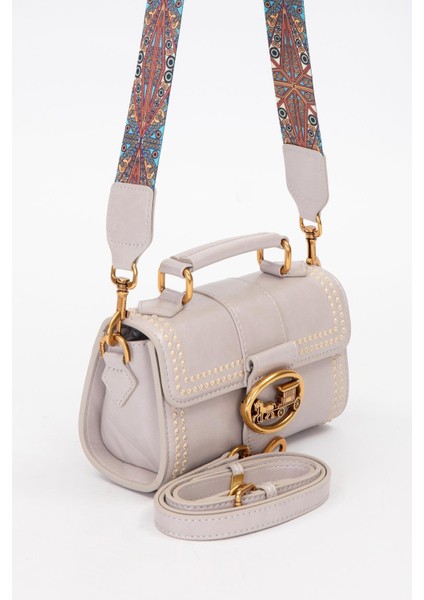 Premium Benek Detay Gri Omuz Çantası - 930429 indirimleri