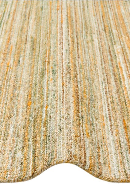 Mutli Loop Lime El Dokuma, Yün ve Viskonun Doğal Uyumuyla Üretilmiş, Salon Oturma Odası Halısı indirimleri