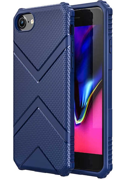 iPhone Se 2022 Uyumlu Brvh Hank Silikon-Lacivert