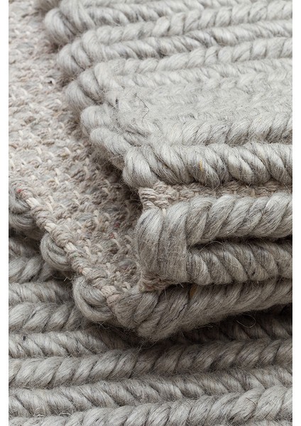 Wolly Sılver, %100 Yün Kullanılarak El Işçiliğiyle Örülmüş, Yumuşak Dokulu Bohem Halı indirimleri