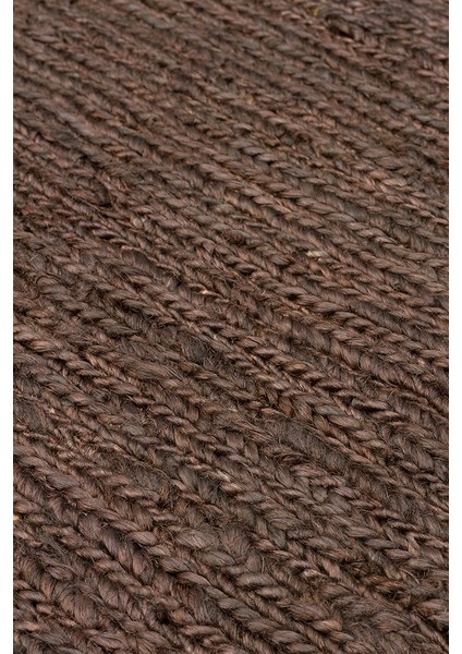 Giger Brown, Jüt Kullanılarak El Örgüsü ile Üretilen Hasır Dokulu Jüt Halı fırsatları