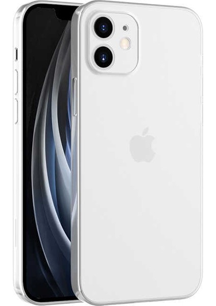 iPhone 12 Kılıf Brvh Blok Kapak-Renksiz