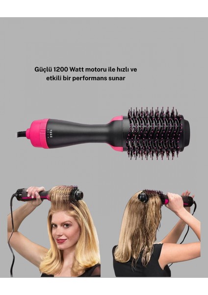 Ieg® Yeni Nesil Fön Tarağı – 220°C Isı, Negatif Iyon, 360° Dönebilen Kablo indirimleri