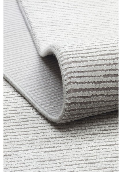 Athena Plaın Grey Sık Dokuma Tekniği ile Üretilen Viskon Modern ve Sade Makine Halısı modelleri