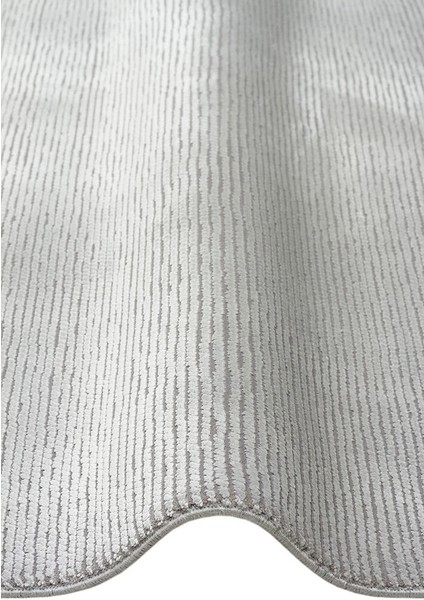 Athena Plaın Grey Sık Dokuma Tekniği ile Üretilen Viskon Modern ve Sade Makine Halısı