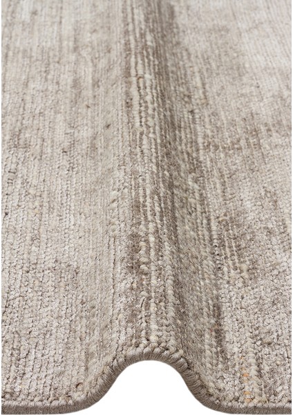 Toronto Stone, %100 El Dokuma, Yün ve Viskon Karışımlı Country Tarzı Salon Oturma Odası Halısı